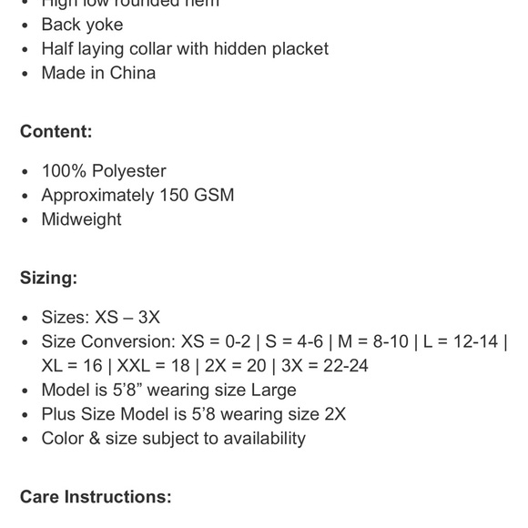 🫶🏻 2/$15 🫶🏻 Flowy brand new black blouse with gold coloured flower print. - Picture 4 of 7